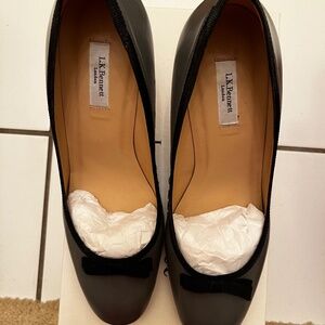 L.K. Bennett Grey Pumps